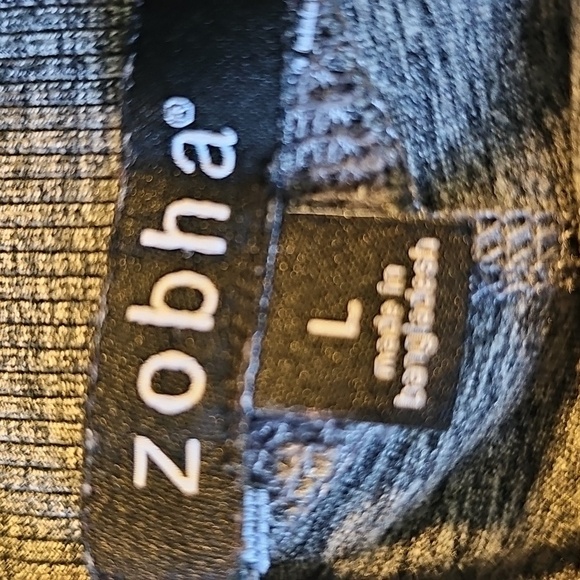 Gray Womens ZOBHA Legings Bottoms. Light Gray With Pockets. - Picture 4 of 5